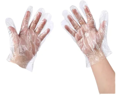 Disposable Lightweight Plastic Gloves Cooking Food Prep Clear Food Service Safe Kitchen Handling Household