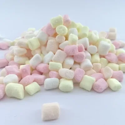 Wholesale Mini Natural Marshmallow 0.5g Vegan Halal Custom Flavor Collagen Supplement Marshmallow