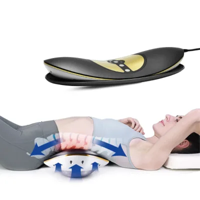 Motor-driven Lumbar Lifting Exercise Vibration Massage Pulse Therapy Smart Chip-controlled Heating Lower Back Traction Device