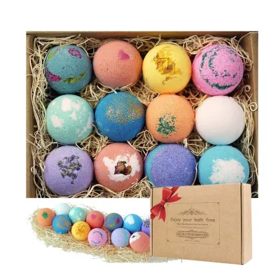 2024 Best Selling Organic Hemp Bath Fizzies Custom Packaging with Milk Coconut Strawberry Lemon Fragrances Home Use USA