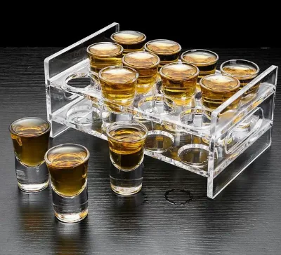 2023 Hot Sale 12pcs Set Shot Glass 6pcs Set Shot Glass with Holder