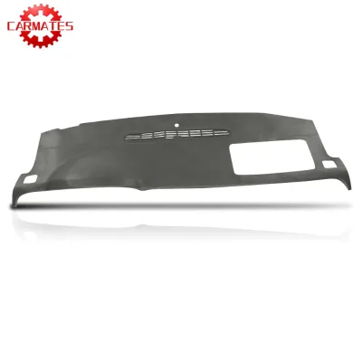 Soft TPE Dash Cover Cap Fit for 2007-2014 Chevrolet GMC Tahoe Avalanche Suburban Tahoe Silverado Yukon/XL/Denali Sierra Gray