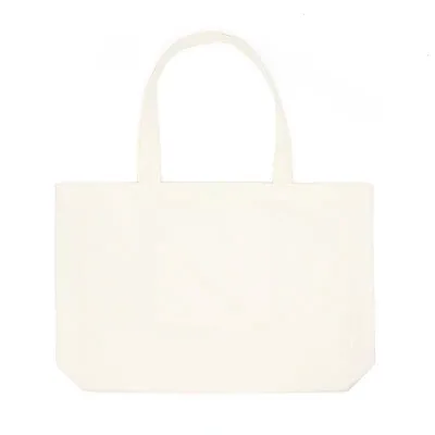Heavy Weight 100 Cotton 12oz Shopping Bag 43x33x10cm Inner Pocket Washable
