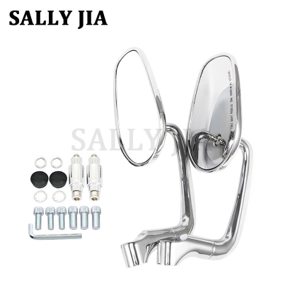 Suitable for Harley Davidson Motorcycle Universal Rearview Mirror Handle Mirror Scooter Large Field of View Reflector Mirror