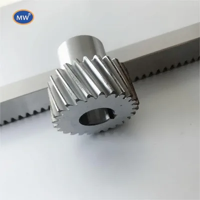 MW Hot Sale Plastic Nylon Rack Pinion Gear Industrial Engraving Helical Round Engraving Gear Rack and Construction Hoist Rack