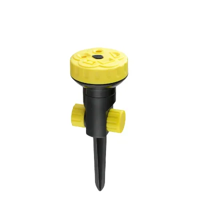 Portable Plastic Cover Jet Watering Nozzle Low Pressure Mini Mobile Garden Irrigation Systems Micro Sprinkler