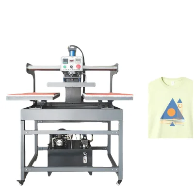 Professional Pneumatic up Sliding Heat Press for HighPressure Textile Printing Applications