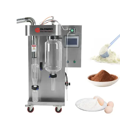 Desktop Lab/laboratory Spray Dryer with Borosilicate Glass Chamber / PID Temp Control / 1000-2000ml/h Capacity