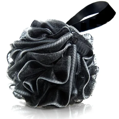 Black Bath Ball Gradual and Steady Bath Ball Mesh Bath Ball Sponge