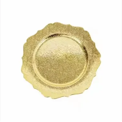 Most Unique Metal Charger Plate 13 Inches Round Charger Under Plate Best Quality Material Plates for a Healthy & Tidy Dinner
