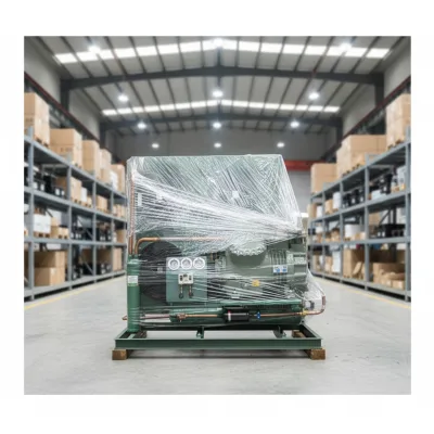 Factory Direct Energy Saving Semi-Hermetic Compressor Freezer Cold Storage Room Motor All-in-One Machine Condenser Outdoor