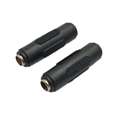 Cross-border DC Power Adapter Coupler 5.5x2.1mm Long Type DC Female-to-Female Connector Short Circuit Protection for Camera LED