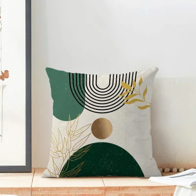 Farmhouse Vintage Abstract Art Decor Cushion Case Home Decor Boho Pillow Covers