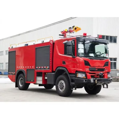 Wholesale Fire Fighting Truck High Performance Sinotruk New Airport Ladder Electric 6000 Liter Price Truck