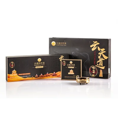 Customized Jingyang Futea Dark Tea Mellow Chinese Traditional Compressed Dark Tea