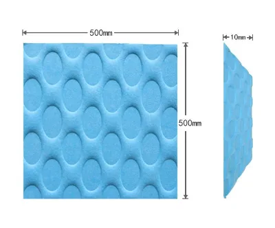 3D Three-dimensional Eco-Friendly Polyester Fiber Felt Board for KTV Theater Bar Decor Acoustic Panels for Sound Absorption