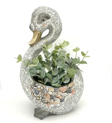 Wholesale Hot Sale Garden Decor Frog & Gnome Shaped Magnesium Oxide Flower Pots & Planters for Home for Christmas Decor