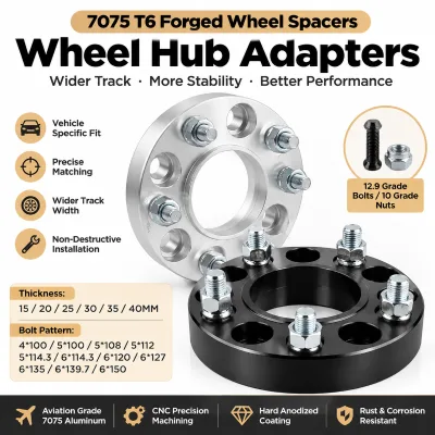 Factory Wholesale Custom 5x100 1Inch Wheel Spacers 25mm ET 25mm Kit for subaru Outback/Forester/Impreza/Crosstrek/Toyota Scion