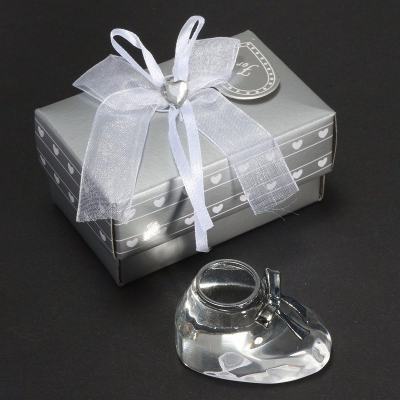 Newborn Baby Souvenir Crystal Baby Shoe Return Gifts Baptism Gifts
