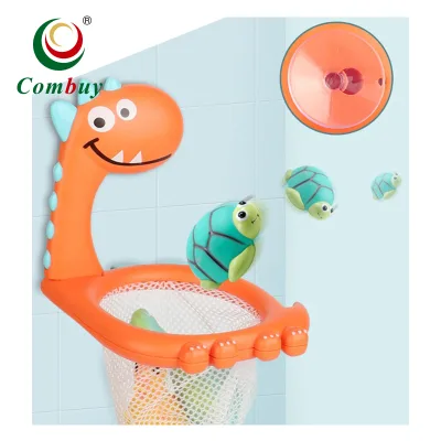 Bathtub Basketball LED Animals Baby 2IN1 Flashing Bath Toy