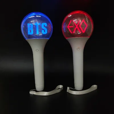 RICHSHINING 15-Color Concert Kpop Glow Stick Light up Party LED Light Stick Custom logo Acrylic Lightstick for Concerts Events