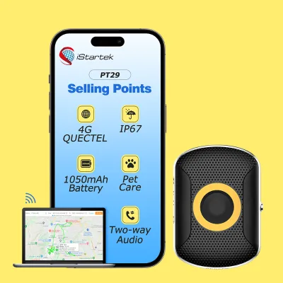 Mini Sizes Personal 4g Cat 4 Asset Sheep Cow Pet Animal Device GPS Tracker with 2 Way Voice Communication