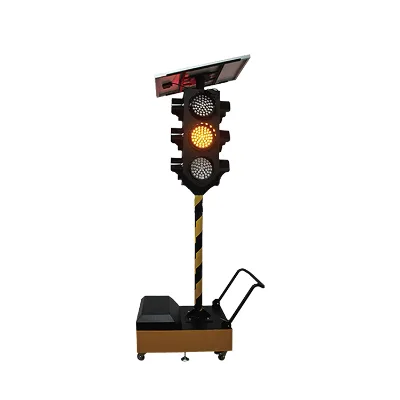 Red and Green Signal Light Traffic Control System 4W 5W Solar Dedicated Traffic Light Enhance Traffic Flow