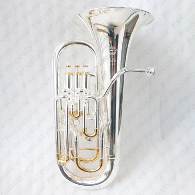 FOCUS Brand High End OEM Musical Instrument 3 Plus 1 Pistons Euphonium BB Tone Brass Body Professional Euphonium