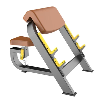 Wholesale Commercial Seated Preacher Curl Strength Training Machine Suitable for Fitness Clubs and Gym Equipment