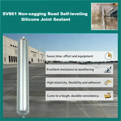 Weather Resistant Self-Leveling Joint Sealant Filling the Gaps Silicone Sealant for Concrete Expansion Caulking