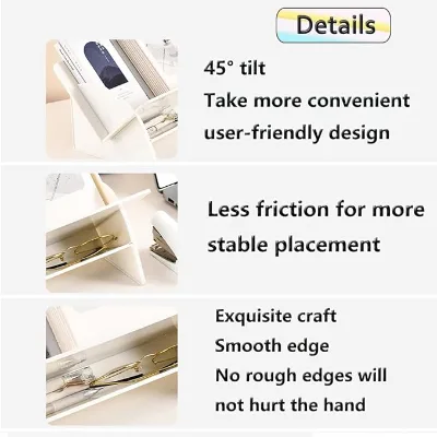 Wholesale Clear Custom Acrylic Detachable Bookcase Magazine Rack for Office