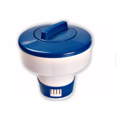Indoor & Outdoor Swimming Pools Floating Tablet Chemical Chlorine Dispenser Chlorinator for 3'' Tablets