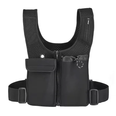 Custom Factory Price Reflective Running Backpack Running Hydration Vest Phone Holder with Bottle Holder Running Hydration Vest