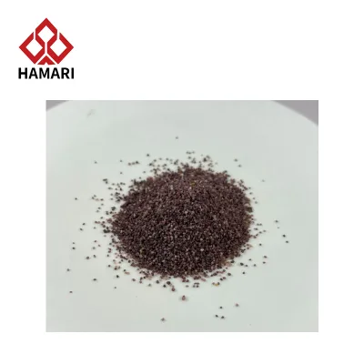 10-20# Coffee Red Epoxy Resin Color Sand Floor Dust Resistant Wear-resistant Waterproof Real Stone Paint
