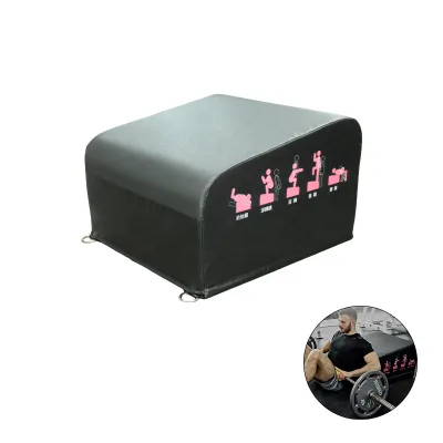 Factory Custom Logo Durable Eco-Friendly PVC Gym Glute Box Hip Thrust Fitness Training Plyometric Jump Box Foam Soft Plyo Box