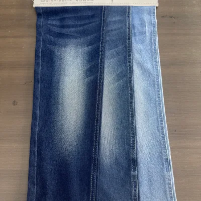 Mercerized Cotton Denim Textile 10S Warp Soft Gloss Stable Weight Raw Cloth for International Textile Supplier