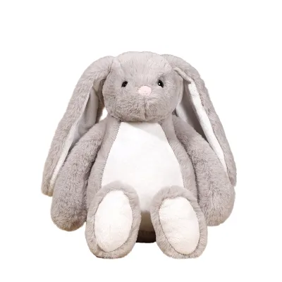 HY Easter Bunny Plush Toys Wholesale Rabbit Stuffed Animals with PP Cotton Bunny Ear Stuffed Animals