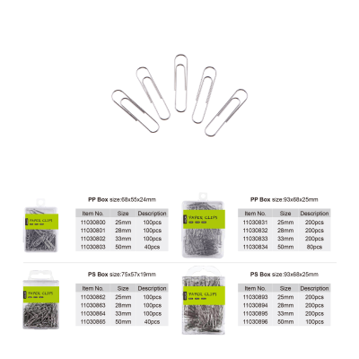 High Quality Silver Paper Clips