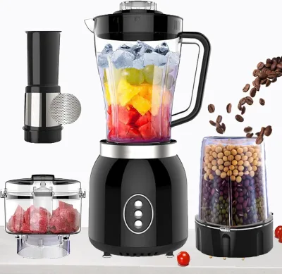 Stainless Steel Electric 2-in-1 Citrus Vegetable Juicer Masticating Function 1.5L Adjustable Gear for Household Hotel Use