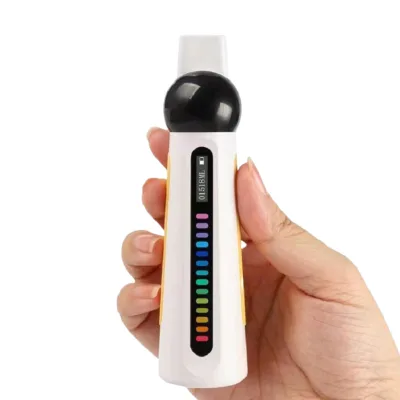Smart Digital Breathing Trainer, Lung Capacity Exerciser with LED Indicator, Portable Respiratory Trainer for Lung Training