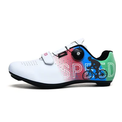 New Customized Professional Road Cycling Shoes Breathable Lock Unisex Mountain Bike Cycling Shoes Outdoor Riding Shoes