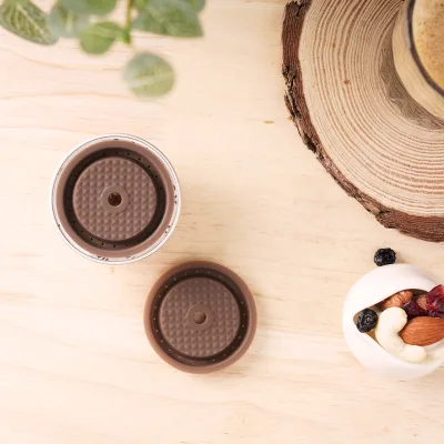 Reusable Coffee Capsule Lid for Original Vertuoline Coffee Pod Food Grade Silicone Lid for Refillable Espress Vertuo Capsule