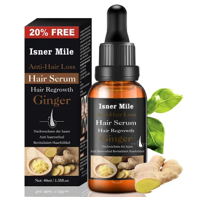 Wholesale Ginger Oil Hair Growth Essential Oil for Hair Loss Treatment Regrowth Serum