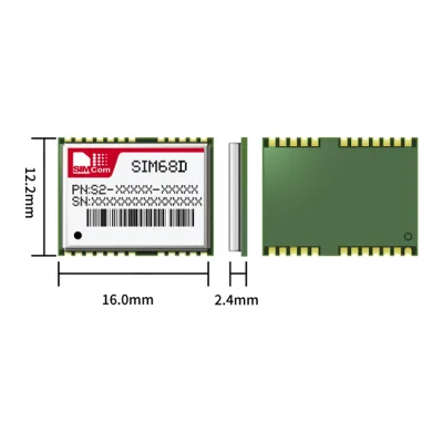 L1+L5 SIMCom SIM68D BDS GPS GNSS Module
