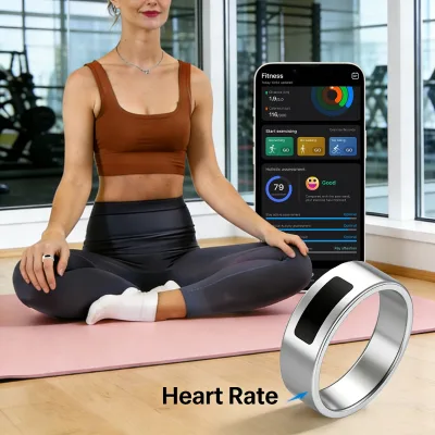 Magnetic Health Monitoring Sports Smart Rings Support Customise Fashion Fitness Tracker SOS Emergency Smart Ring