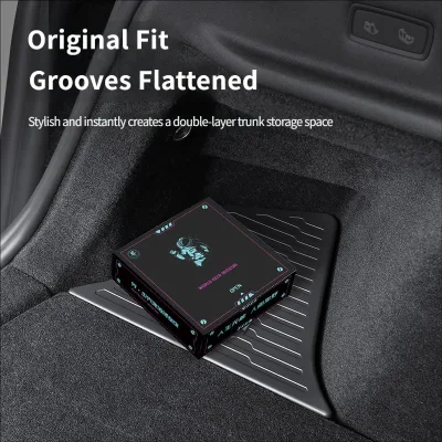 For Tesla Model Y EV Car Interior Storage Organizer Box Space Saving Stowing Tidying Container Wear Resistant Vehicle