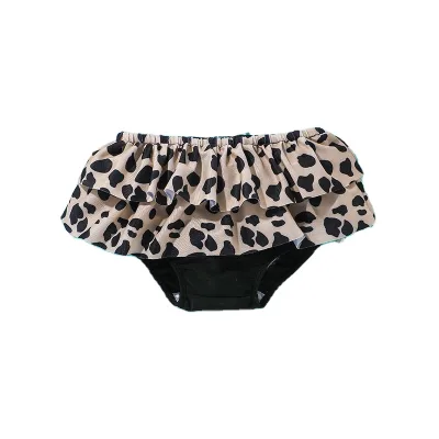 Baby Summer Swim 2 Piece Set Kids Leopard Print Bathing Suit Baby Girl Swimsuit