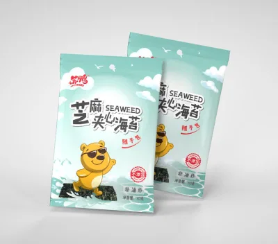 Sesame Sandwich Seasoned Seaweed Flavor Nori