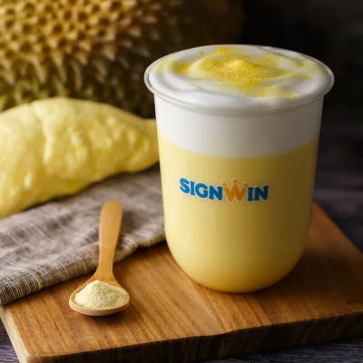 SIGNWIN-2 in 1 JAKIM HALAL Durian Flavored Powder 100% Pure 1kg Pack 2 Year Shelf Life for Adults Food & Beverage