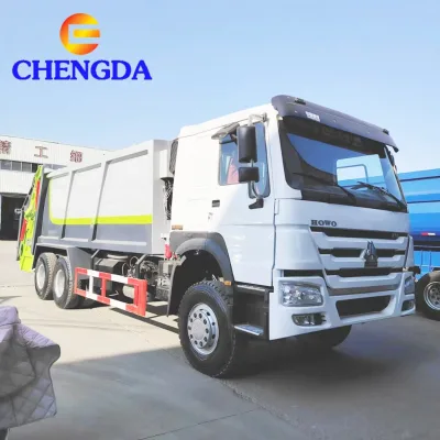 SINOTRUK HOWO 6X4 Pump Hydraulic Arm Roll-off Garbage Collection Truck 20CBM LHD/RHD Optional Africa